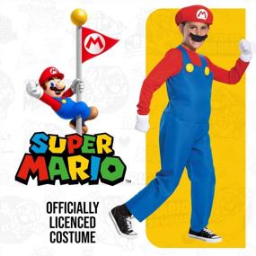 img 3 attached to Get Ready For Adventure With Our Mario Deluxe Child Boy Costume