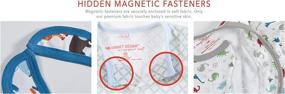 img 3 attached to 👕 Modal Magnetic Fastener Footie by Magnificent Baby: Simplified SEO-Enhanced Product Name