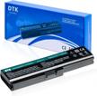 dtk laptop battery for toshiba: pa3817u-1brs & pa3817u-1bas - compatible with pa3818u & pa3819u-1brs - high-quality for l755, c655, m645, and more notebook models logo