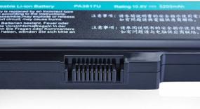 img 1 attached to Dtk Laptop Battery For Toshiba: PA3817U-1BRS & PA3817U-1BAS - Compatible With PA3818U & PA3819U-1BRS - High-Quality For L755, C655, M645, And More Notebook Models