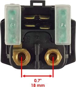 img 2 attached to 🔌 Caltric Starter Relay Solenoid for Yamaha Rhino 660 YXR660 (2004-2006) – Compatible and Reliable