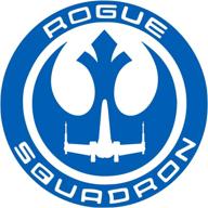 ur impressions ablu rogue squadron decal vinyl sticker - azure blue, 5.5 inch - for cars, trucks, suvs, vans, walls, windows, laptops (uri207-ab) логотип