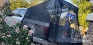 img 1 attached to Premium Quality 20X30 FT Black Knitted Mesh Tarp With Grommets - Ideal For Shading, Garden, Canopy, Pools, And Dump Trucks - 60-70% Shade Protection review by Chris Burks