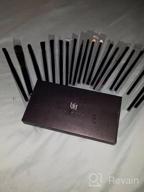 img 1 attached to 20 Piece Coffee Eye Makeup Brushes Set - Eyeliner, Eyeshadow Blending Brushes By UNIMEIX review by Brandon Garrett