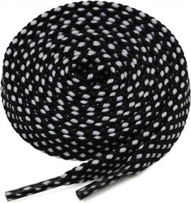 img 3 attached to Colorful And Durable: DELELE Double Layer Flat Hollow Polka Dots Shoe Laces