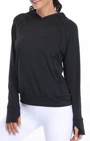 img 1 attached to Lightweight Performance Hooded Sweatshirt For Women'S Running And Cycling