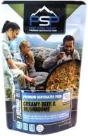 deluxe mushroom and beef entree emergency food with creamy sauce - 2 servings logo