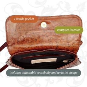 img 2 attached to Mauzari Genuine Leather Crossbody Removable Women's Handbags & Wallets for Crossbody Bags