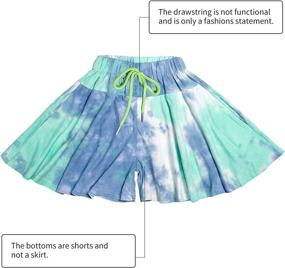 img 1 attached to 🌈 Tie Dye Girls' Clothing: T-Shirt Clothes for a Vibrant and Active Outfit