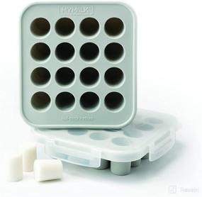 img 3 attached to 🍼 MyMilk by Souper Cubes: Half-Ounce Silicone Tray for Freezing and Storing Breast Milk and Baby Food - 2 Pack - Compatible with All Baby Bottles (Gray)