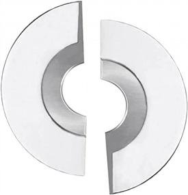 img 2 attached to AnRui Stainless Steel Round Escutcheon Plate For 26Mm Water Pipe And Air Conditioning Hole - Decorative Cover With Easy Installation | Wall Split Flange | Set Of 5 Pieces