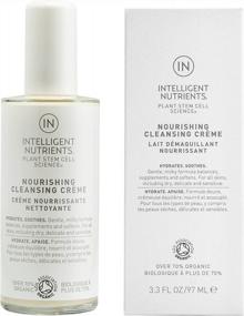 img 4 attached to Revitalize Your Skin With Intelligent Nutrients Nourishing Cleansing Creme - Cream Cleanser For Dry Skin With Plant Stem Cells And Coconut Milk (3.3 Oz)