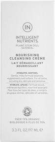 img 3 attached to Revitalize Your Skin With Intelligent Nutrients Nourishing Cleansing Creme - Cream Cleanser For Dry Skin With Plant Stem Cells And Coconut Milk (3.3 Oz)