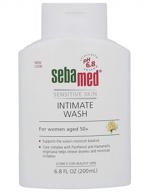 menopause intimate wash with ph 6.8 | sebamed feminine care logo