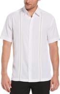 cubavera contrast insert stitching x large men's clothing : shirts logo