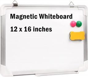 img 4 attached to Coadura Magnetic Dry Erase Board,Magnetic Whiteboard,Dry Erase Board,Small White Board,12 X 16 Inches White Board For Kids, White Board For Students,Silver Aluminium Frame,Christmas Gift