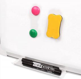 img 1 attached to Coadura Magnetic Dry Erase Board,Magnetic Whiteboard,Dry Erase Board,Small White Board,12 X 16 Inches White Board For Kids, White Board For Students,Silver Aluminium Frame,Christmas Gift