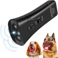 sticque anti barking device: ultrasonic dog bark deterrent & chaser with led light - 33ft range, safe for human & pet logo