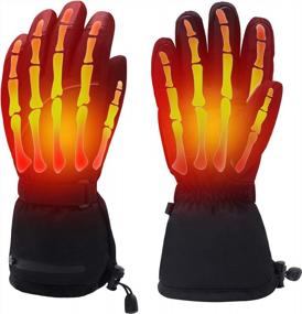 img 4 attached to Autocastle Waterproof Electric Heated Gloves For Men And Women - Touchscreen, Thermal Heat, Battery-Powered For Skiing, Biking, And Motorcycling - Winter Thermo Hand Warmers