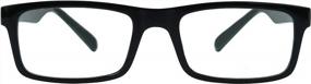 img 2 attached to Компьютерные очки в прямоугольной оправе в ретро-стиле с защитой от синего света - ShadyVEU Slim 80S