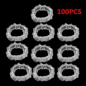 img 1 attached to Premium 100 Pcs+100 Pcs Car Steering Wheel Cover Set - Universal Disposable Plastic Cover, Gear Grip Cover - Extra Thick - Clear (Pack of 200 Pieces)