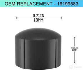 img 3 attached to 🔊 Upgraded Replacement Volume Control Stereo Knobs (GM 16199583) for Select GM Vehicles by BASIKER