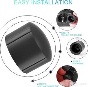 img 1 attached to 🔊 Upgraded Replacement Volume Control Stereo Knobs (GM 16199583) for Select GM Vehicles by BASIKER