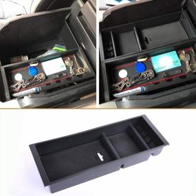 img 3 attached to Ford F150 2015-2020 Center Console Tray & Dashboard Organizer | JDMCAR