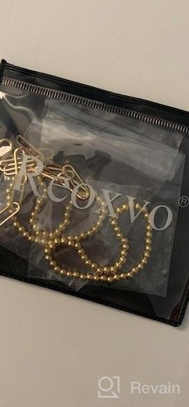 img 1 attached to Dazzle In Style With Reoxvo'S 14K Gold Plated Dainty Beaded Bracelets For Women - Trendy Stackable Elastic Stretch Bracelet Set review by Audrey Talbott