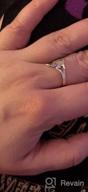 img 1 attached to CaliRoseJewelry Silver Initial Alphabet Personalized Heart Ring - Letter L review by Lisa Thomas