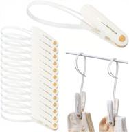 travel clothesline hanger set: 24pcs pamiso clothes peg clip pins for windproof hanging logo