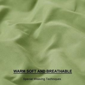 img 1 attached to Get A Luxurious Night'S Sleep With TEKAMON Premium 3-Piece Bed Sheet Set In 1800TC Microfiber Polyester - Super Soft, Warm, And Breathable - Available In Twin Green Size With Extra Deep Pockets.
