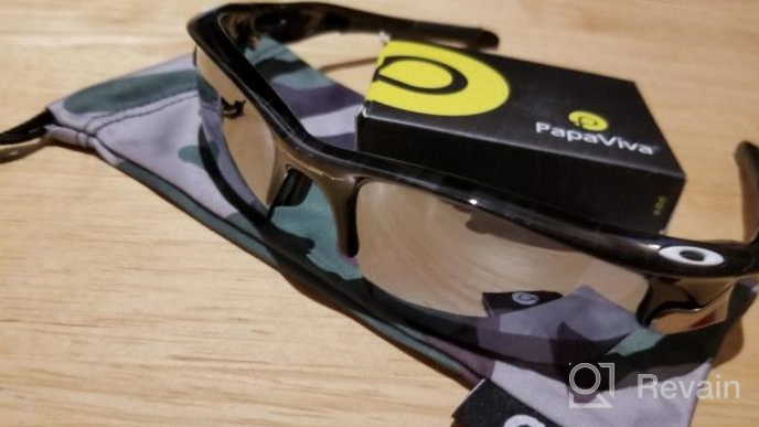 img 1 attached to 🕶️ PapaViva Rubber Oakley Replacement Lenses for Men's Sunglasses: High-Quality Eyewear Accessories review by Chris Sisley