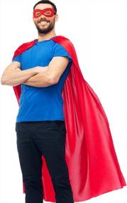 img 1 attached to 10-Pack Superhero Capes And Masks For Adults, Men, Women & Teens - Perfect Christmas Team Costumes!