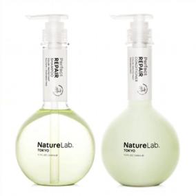 img 4 attached to Revive Your Hair With NatureLab. TOKYO Perfect Repair Shampoo & Conditioner Set