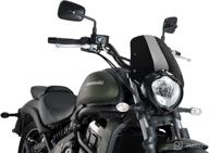 puig windshield new gen sport kawasaki vulcan s 15-19 carbon black, model 3175n логотип