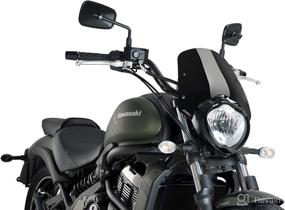 img 2 attached to Puig Windshield New Gen Sport Kawasaki Vulcan S 15-19 Carbon Black, Model 3175N