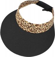 women's wide brim woven foldable sun visor hats (2 pack) by hh hofnen logo