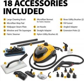img 3 attached to 🔥 Wagner Spraytech 0282014 915e On-Demand Steam Cleaner & Wallpaper Removal: Powerful Multipurpose Power Steamer with 18 Included Attachments