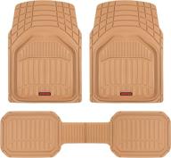 🚗 motor trend 943-bg flextough defender car floor mats - the ultimate all-weather protection for car suv truck & van logo