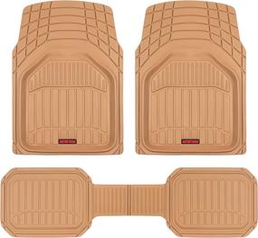 img 4 attached to 🚗 Motor Trend 943-BG FlexTough Defender Car Floor Mats - The Ultimate All-Weather Protection for Car SUV Truck & Van