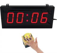 btbsign 3'' countdown timer with wired button and remote drone racing logo