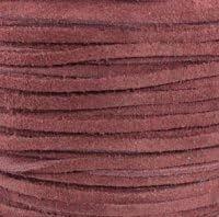 img 1 attached to 🧵 Genuine Natural Suede Leather Lace Cord (Maroon, 3mm): Premium Quality Suede Cord for Crafting & Jewelry Making
