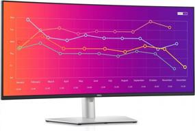 img 3 attached to 🖥️ Dell UltraSharp U3821DW Curved Monitor: Immersive Display with Built-In Speakers, Anti-Glare Screen, Height Adjustment, and USB-C Hub