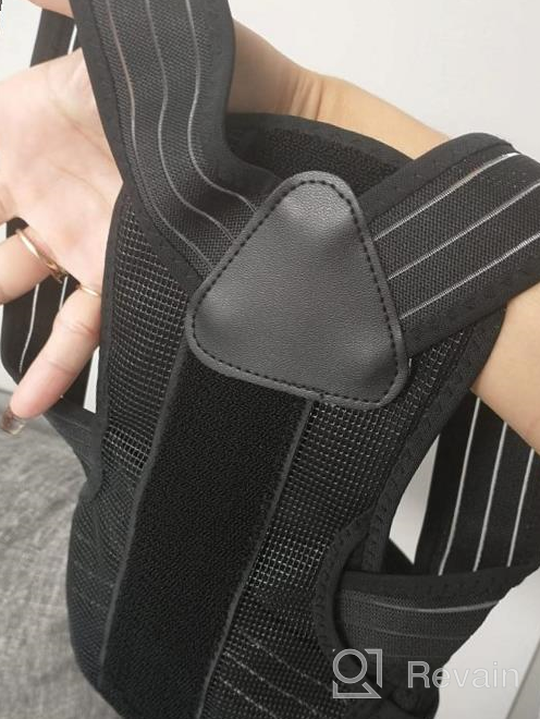 img 1 attached to Posture Corrector For Men & Women: Portzon Back Brace For Pain Relief Of Neck, Shoulders. review by Matthew Nielsen