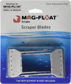 img 2 attached to Mag Float Scrape Scraper Blades Medium Fish & Aquatic Pets