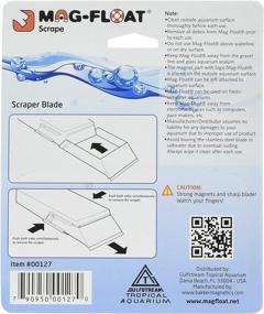 img 1 attached to Mag Float Scrape Scraper Blades Medium Fish & Aquatic Pets