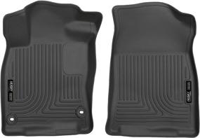 img 4 attached to 🐶 Husky Liners X-act Contour Series, Front Floor Liners - Black, 52141, for 2016-2021 Honda Civic Coupe/Sedan & 2016-2018 Honda Civic Hatchback (2 Pcs)