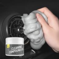 🚗 7oz car detailing tools: click clean cleaning gel - universal dust cleaner for car interior, keyboard, laptop, and car air vents logo