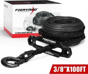 img 4 attached to FIERYRED Synthetic Winch Rope Fairleads Exterior Accessories